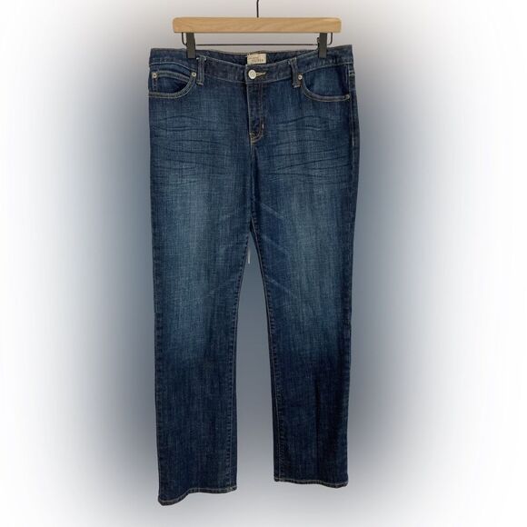 Y2K Gap Jeans Women’s 12/31R Blue Denim Curvy Straight Low Rise Stretch Vintage - Picture 1 of 11